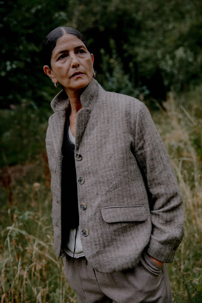 STUDIO WYLDER GEORGE JACKET IN LICHEN