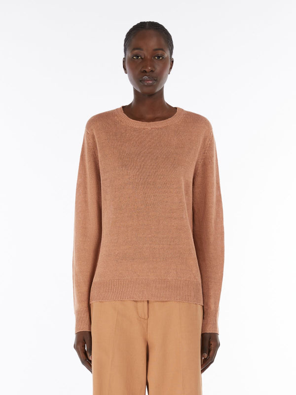 WEEKEND MAX MARA ATZECO SOFT LINEN JUMPER
