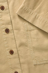 SKALL STUDIO JIN OVERSHIRT IN NOISETTE