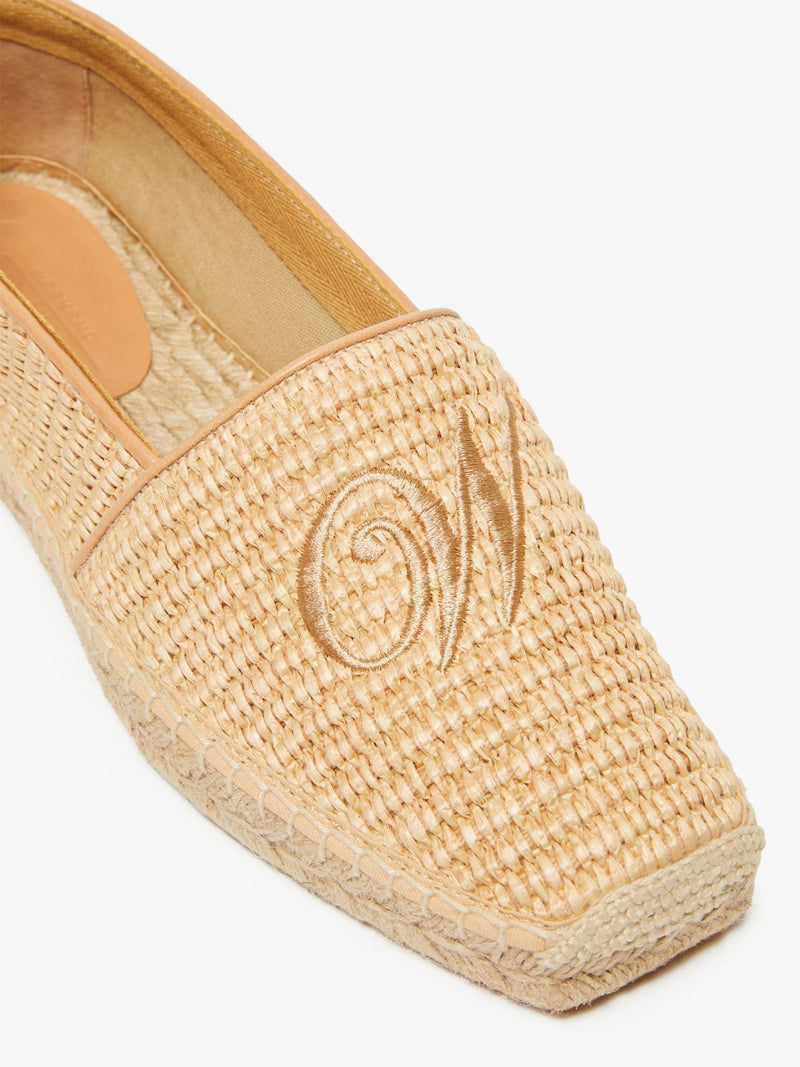 WEEKEND MAX MARA SELLA RAFFIA ESPADRILLES