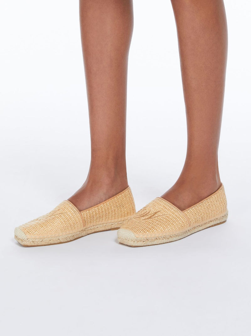 WEEKEND MAX MARA SELLA RAFFIA ESPADRILLES