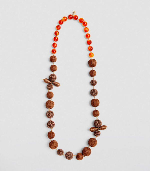 WEEKEND MAX MARA ALIGI BEADED NECKLACE