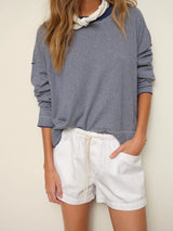 XIRENA SPARROW SWEATER IN MARINE