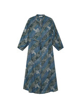 MAISON HOTEL NOOR DRESS IN INDIGO BLOOM