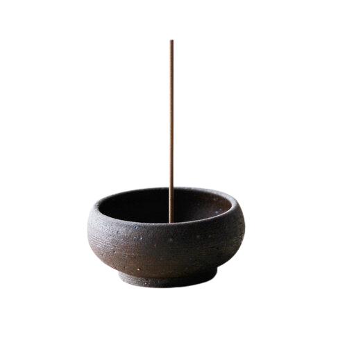 UME COLLECTION Wabi Sabi Mud-clay Incense Bowl