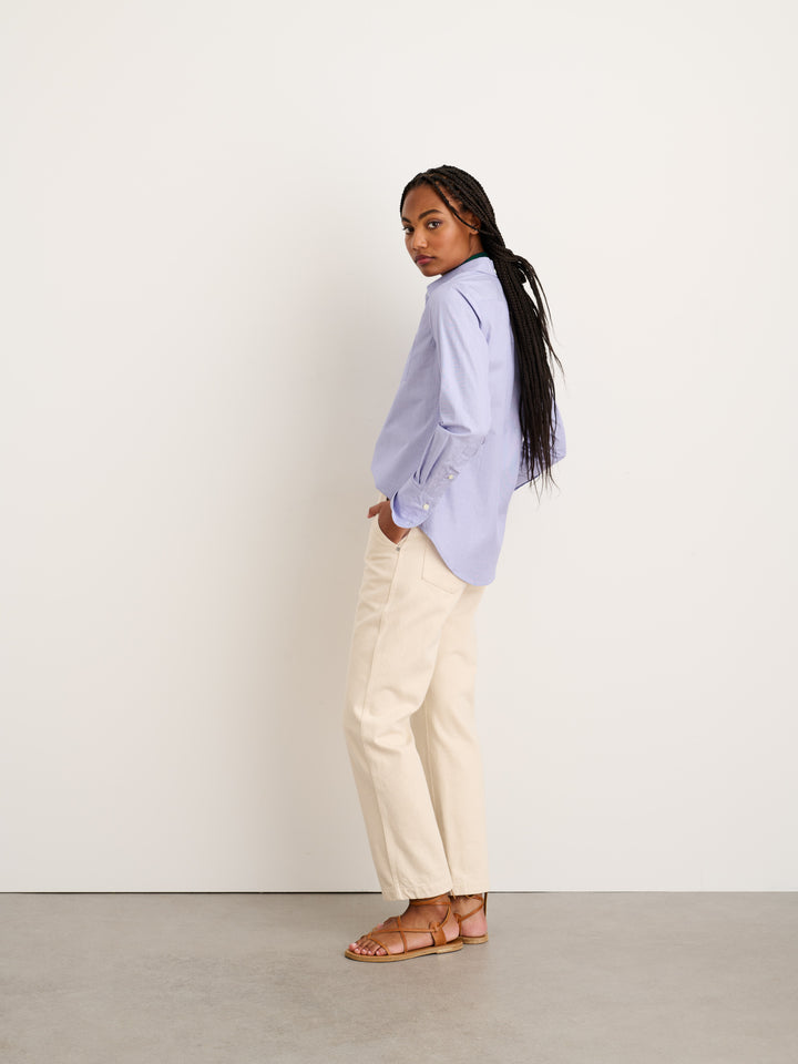 ALEX MILL WYATT SHIRT IN PERIWINKLE