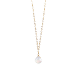 WANDERLUST LIFE FINE GOLD CHAIN MOONSTONE NECKLACE