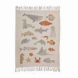 RECYCLED COTTON SEA THROW