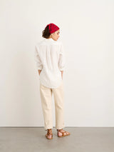 ALEX MILL LINEN SHIRT IN HEMLOCK WHITE