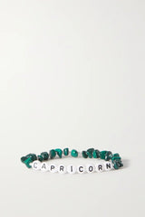 TBALANCE CRYSTALS CAPRICORN MALACHITE BRACELET