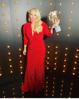 REBEL WILSON PRE-OWNED CUSTOM MIU MIU DRESS RRP £7000