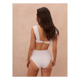 BOTEH HIGH-WAISTED BIKINI PANT IN WHITE