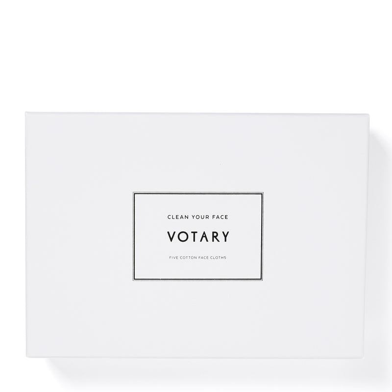 VOTARY PACK OF FIVE COTTON TERRY CLOTHS