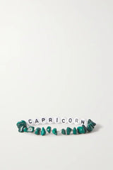 TBALANCE CRYSTALS CAPRICORN MALACHITE BRACELET